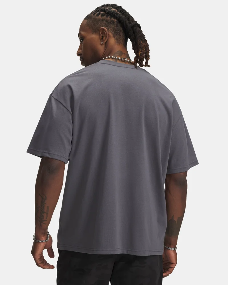 UNDER ARMOUR Men's U Logo Heavyweight T-Shirt